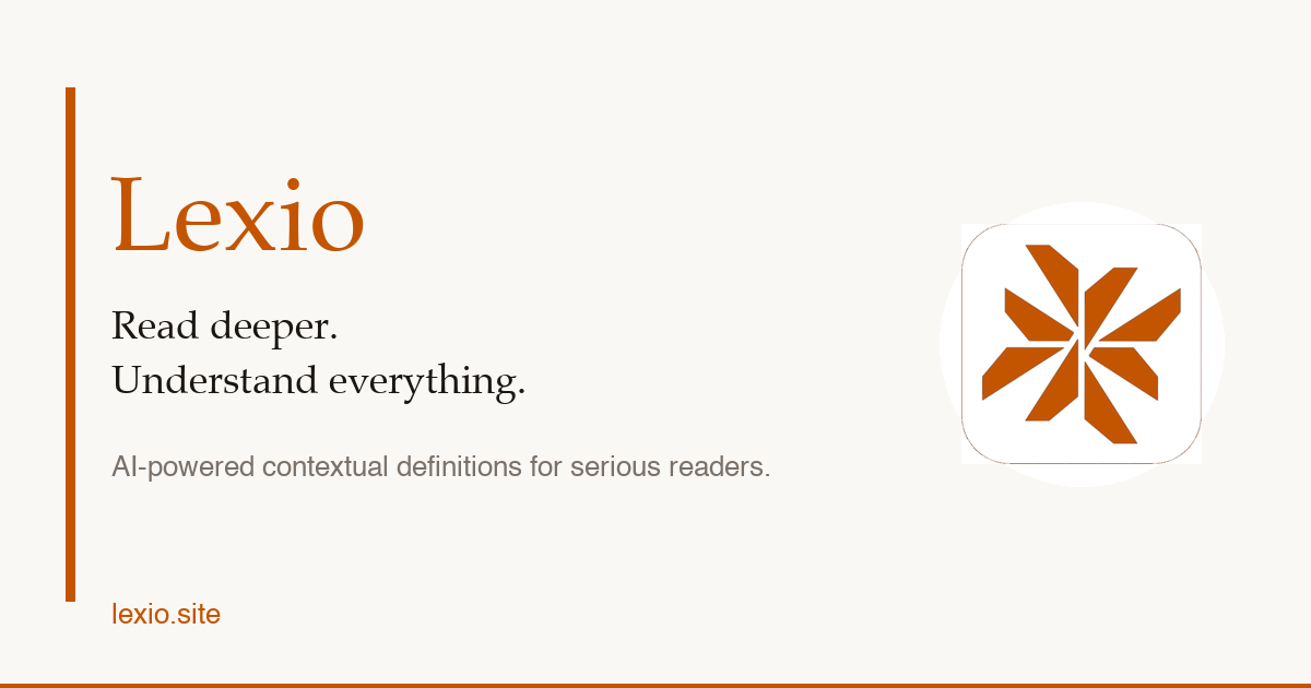 Lexio - Contextual Dictionary screenshot